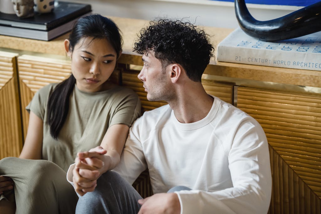 Christian couple setting healthy boundaries in their relationship