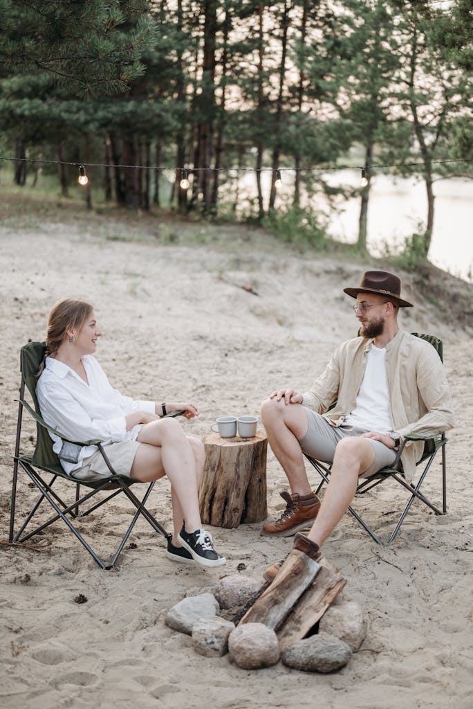 Christian couple talking about friendship boundaries